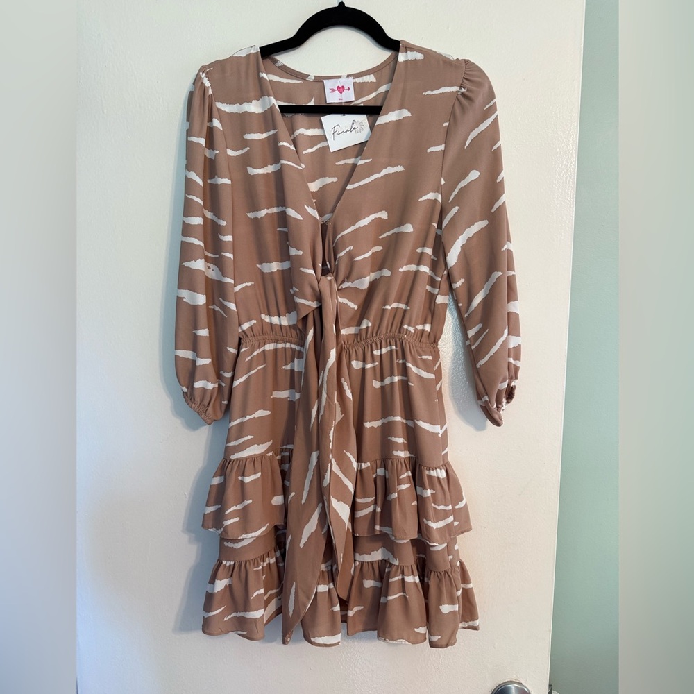 Ruffle skirt dress
